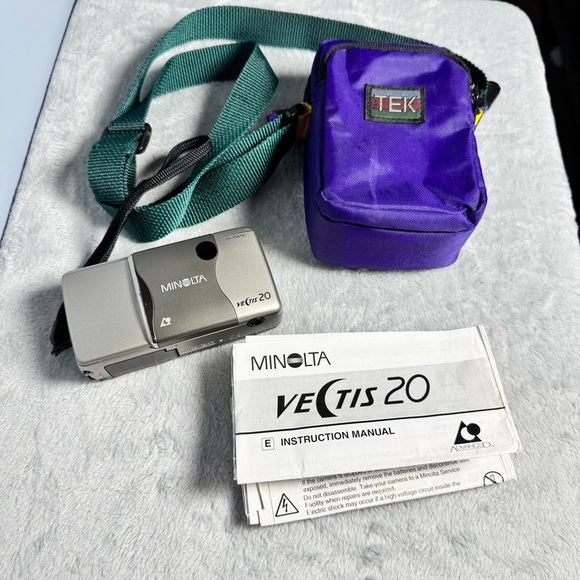 Minolta Vectis 20 APS Film Camera w/ Manual & Case – Vintage Point & Shoot - Picture 2 of 15